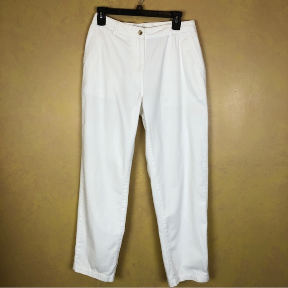 Woman’s white pants, size 8 regular - Picture 3 of 9